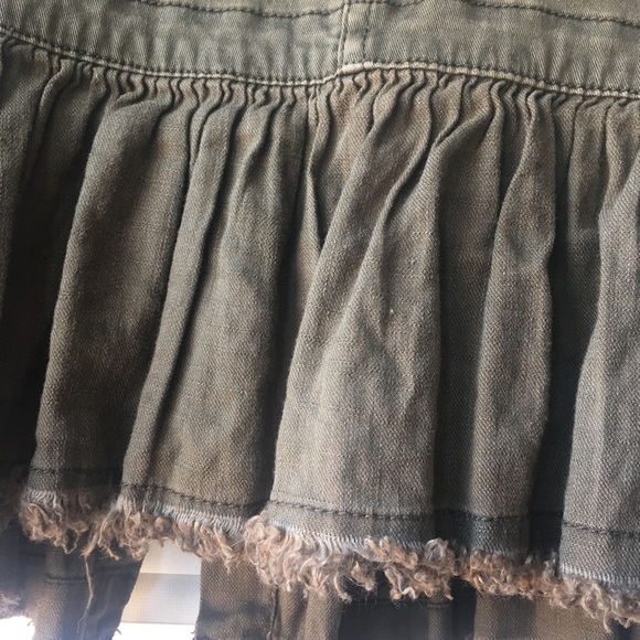 Free People ruffle-hem military jacket - Picture 6 of 8